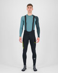 KARPOS pantalones largos con tirantes - VERVE WINTER BIB - negro