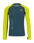 KARPOS camiseta de manga larga - LAVAREDO - verde/amarillo