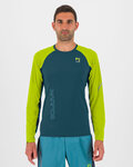 KARPOS camiseta de manga larga - LAVAREDO - verde/amarillo
