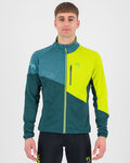KARPOS sudadera - VAL VIOLA FULL-ZIP - verde/amarillo