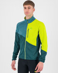 KARPOS sudadera - VAL VIOLA FULL-ZIP - verde/amarillo