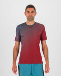 KARPOS Camiseta de manga corta - LAVAREDO ULTRA - rojo/azul