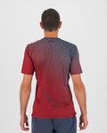 KARPOS Camiseta de manga corta - LAVAREDO ULTRA - rojo/azul