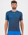 KARPOS Camiseta de manga corta - LAVAREDO ULTRA - negro/azul