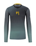 KARPOS maillot de verano de manga larga - VAL DI DENTRO - gris