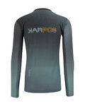 KARPOS maillot de verano de manga larga - VAL DI DENTRO - gris