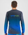 KARPOS maillot de verano de manga larga - VAL DI DENTRO - gris/azul