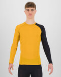 KARPOS camiseta de manga larga - DINAMICO MERINO 130 - amarillo/negro