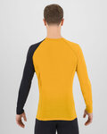 KARPOS camiseta de manga larga - DINAMICO MERINO 130 - amarillo/negro
