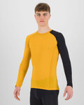 KARPOS camiseta de manga larga - DINAMICO MERINO 130 - amarillo/negro