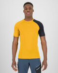 KARPOS Camiseta de manga corta - DINAMICO MERINO 130 - amarillo/negro