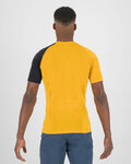 KARPOS Camiseta de manga corta - DINAMICO MERINO 130 - amarillo/negro
