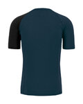 KARPOS Camiseta de manga corta - DINAMICO MERINO 130 - azul/negro