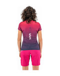 KARPOS Camiseta de manga corta - VERVE MESH W - azul/rosa
