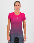 KARPOS Camiseta de manga corta - VERVE MESH W - azul/rosa