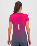 KARPOS Camiseta de manga corta - VERVE MESH W - azul/rosa
