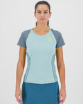 KARPOS Camiseta de manga corta - LAVAREDO EVO W - azul/gris