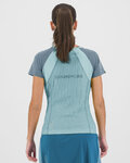 KARPOS Camiseta de manga corta - LAVAREDO EVO W - azul/gris