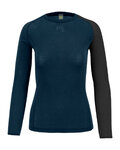 KARPOS camiseta de manga larga - DINAMICO MERINO 130 W - azul/negro