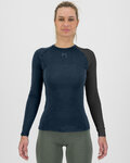 KARPOS camiseta de manga larga - DINAMICO MERINO 130 W - azul/negro