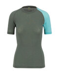 KARPOS Camiseta de manga corta - DINAMICO MERINO 130 W - verde