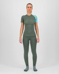 KARPOS Camiseta de manga corta - DINAMICO MERINO 130 W - verde