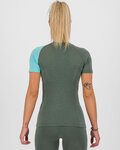 KARPOS Camiseta de manga corta - DINAMICO MERINO 130 W - verde