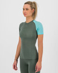 KARPOS Camiseta de manga corta - DINAMICO MERINO 130 W - verde