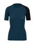 KARPOS Camiseta de manga corta - DINAMICO MERINO 130 W - azul/negro