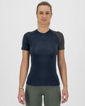 KARPOS Camiseta de manga corta - DINAMICO MERINO 130 W - azul/negro
