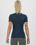 KARPOS Camiseta de manga corta - DINAMICO MERINO 130 W - azul/negro