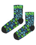 KARPOS calcetines clásicos - GREEN FIRE - multicolor/negro