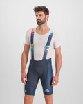 SPORTFUL pantalones cortos de tirantes - PETER SAGAN BODYFIT CLASSIC - azul