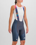 SPORTFUL pantalones cortos de tirantes - PETER SAGAN BODYFIT CLASSIC - azul