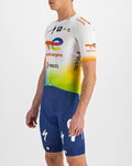 SPORTFUL jersey de manga corta - TOTAL ENERGIES BOMBER - blanco/multicolor