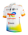 SPORTFUL jersey de manga corta - TOTAL ENERGIES KIDS - blanco/multicolor
