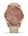 GARMIN relojes inteligentes - VIVOMOVE LUXE 18K ROSE GOLD - rosa/dorado/beige