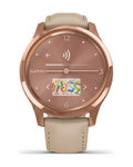 GARMIN relojes inteligentes - VIVOMOVE LUXE 18K ROSE GOLD - rosa/dorado/beige