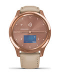 GARMIN relojes inteligentes - VIVOMOVE LUXE 18K ROSE GOLD - rosa/dorado/beige
