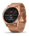 GARMIN relojes inteligentes - VIVOMOVE LUXE 18K ROSE GOLD - rosa/dorado