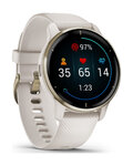 GARMIN relojes inteligentes - VENU 2 PLUS - marfil/dorado