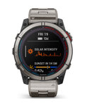 GARMIN relojes inteligentes - QUATIX 7X - plateado