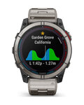 GARMIN relojes inteligentes - QUATIX 7X - plateado