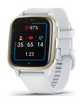 GARMIN relojes inteligentes - VENU SQ 2 MUSIC - dorado/blanco