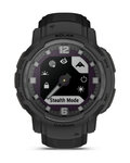 GARMIN relojes inteligentes - INSTINCT CROSSOVER SOLAR TACTICAL EDITION - negro