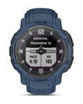 GARMIN relojes inteligentes - INSTINCT CROSSOVER SOLAR - azul