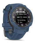 GARMIN relojes inteligentes - INSTINCT CROSSOVER SOLAR - azul
