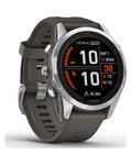 GARMIN relojes inteligentes - FENIX 7S PRO SOLAR - antracita/plateado