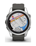 GARMIN relojes inteligentes - FENIX 7S PRO SOLAR - antracita/plateado