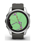 GARMIN relojes inteligentes - FENIX 7S PRO SOLAR - antracita/plateado